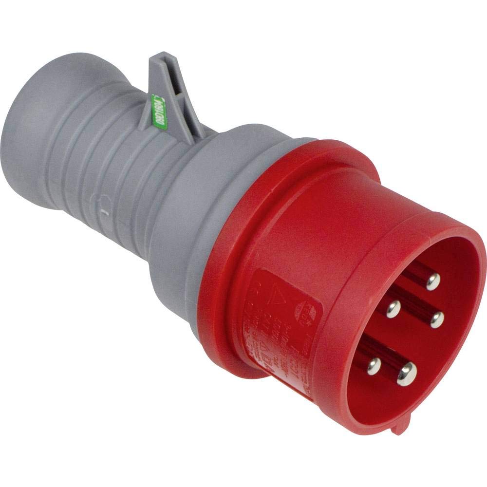 Clavija de conexión as - Schwabe 400 V y comprobador CEE de 5 polos para obras
