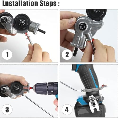 Electric Drill Shears Plate Cutter Attachment Metal Sheet Cutter Nibbler Saw