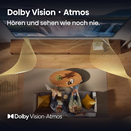 Hisense Bundle of 55E7Q Fehrnseher, 55 Zoll, 4K UHD QLED, Smart TV + HS2100, 2.1 Kanal Soundbar, 240W max Audio Power,Dolby Audio, DTS Virtual:X, Ultra-Slim Wireless subwoofer, TV Mode, EzPlay