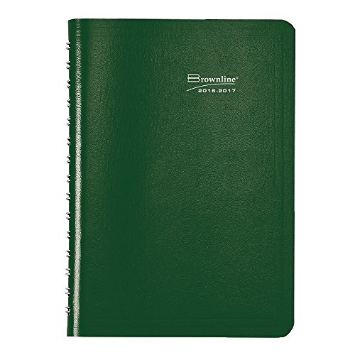 Brownline Academic Daily Planner August to July Assorted Colors May Vary 8-InchX5-Inch English (CA201.ASX-2017)