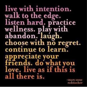 Hardcover Live With Intention Journal Book