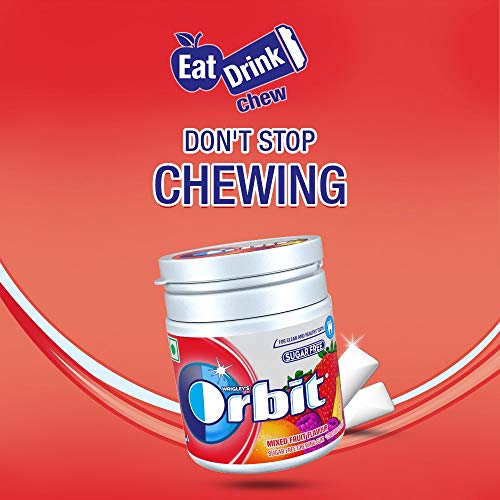 Image of Orbit Mixed Fruit Chewing Gum Pot