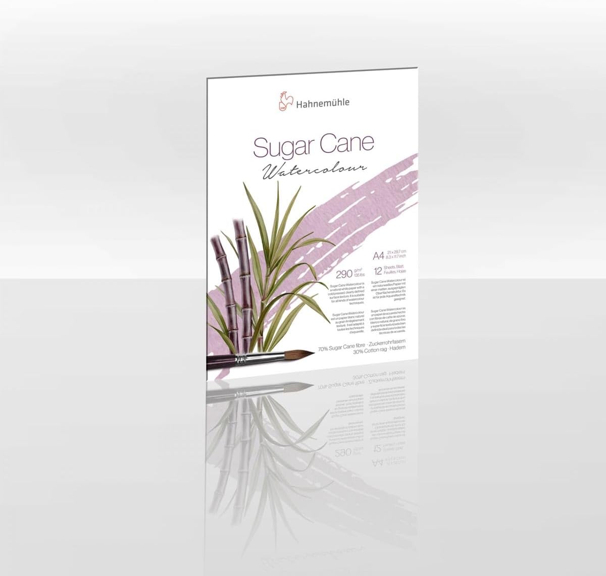Hahnemühle Sugar Cane Watercolor Block - 8.3" x 11.7", 12 Sheets