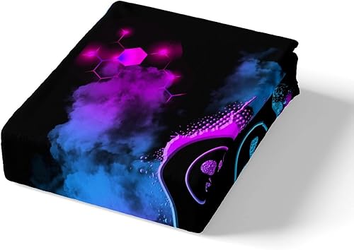 Miniatura 5 de Juego de ropa de cama para niños y niñas, juego de funda de edredón con control de consola de videojuegos y joystick, tamaño Queen, juego moderno