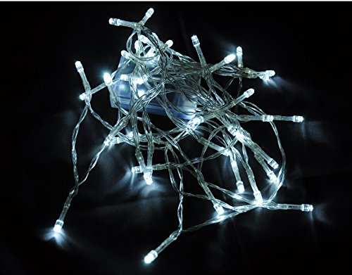 Karlling Battery Operated White 40 Led Fairy Light String Wedding Party Xmas Christmas Decorations(White) #TOP1