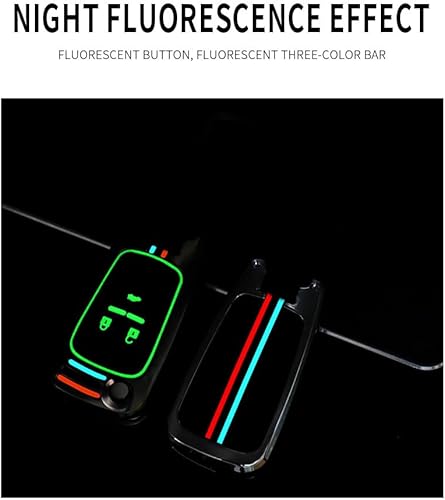 Miniatura 5 de HIBEYO Cubierta plegable de 3 botones para llavero Buick para Chevrolet Cruze Aveo Trax Opel Astra Corsa Meriva Zafira Antara J accesorios