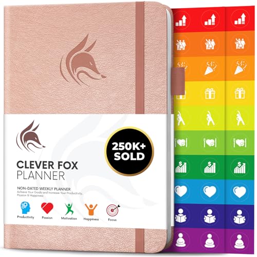 Planificador Clever Fox - Agenda Semanal Mensual Diario Para Disparar...