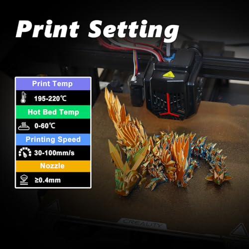 Image of LOVOON 3D PLA Filament 1.75mm Bundle, Tricolor 3D Printer Filament Bundle, Rainbow Silk PLA Filament Bundle, PLA Filament for 3D Printer 3D Pen, Dimensional Accuracy + /-0.02mm, 200g x 4 Spools