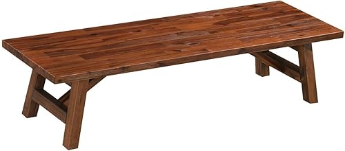 Rasmus Accent Plant Table Cepillo de alambre castaño