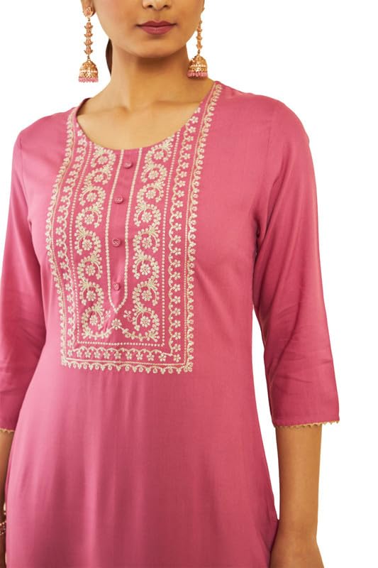 Image of Soch Women Rayon Regular Fit 's Kurtas