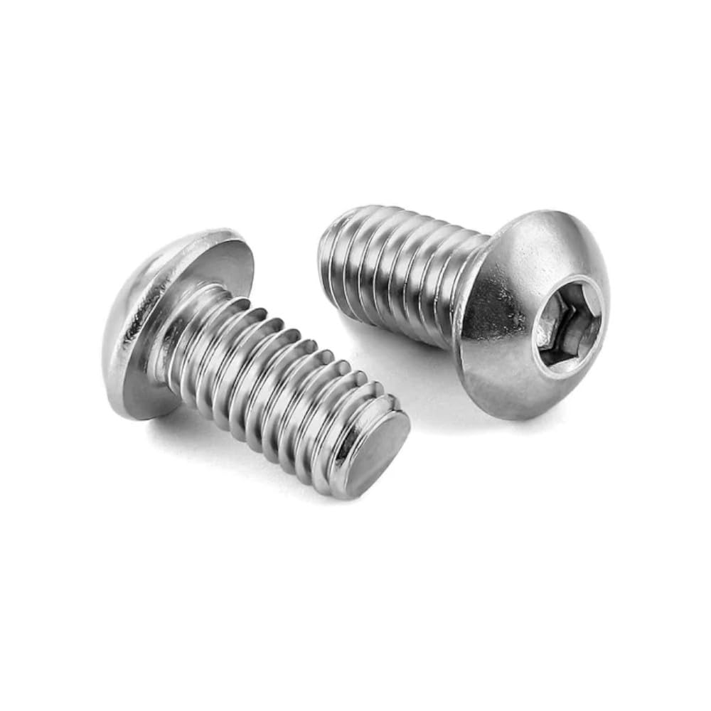 100x 3/8 UNF x 5/8 UNF SOCKET BUTTON HEAD SCREWS A2 STAINLESS STEEL IMPERIAL FINE THREAD HEXAGON ALLEN BOLTS SCREWS for HARLEY, MOTORBIKES, CLASSIC CARS, GP CAMERA MOUNT