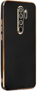 Microsonic Xiaomi Redmi Note 8 Pro i in K l f Olive Plated Siyah [Redmi Note 8 Pro ile Uyumlu K l f - Siyah]