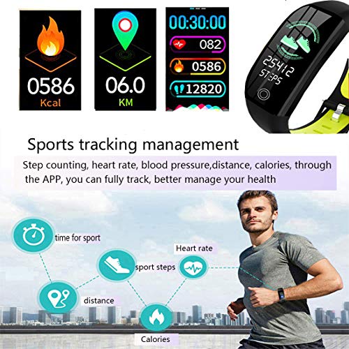 image for PUZESHUN Fitness Tracker Smart Watch Sports Watch Bracelet Color Touch