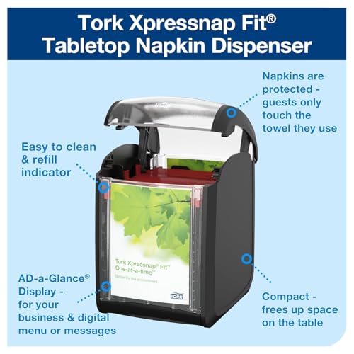 Distributeur de serviettes de table N14 Tork pour restaurant