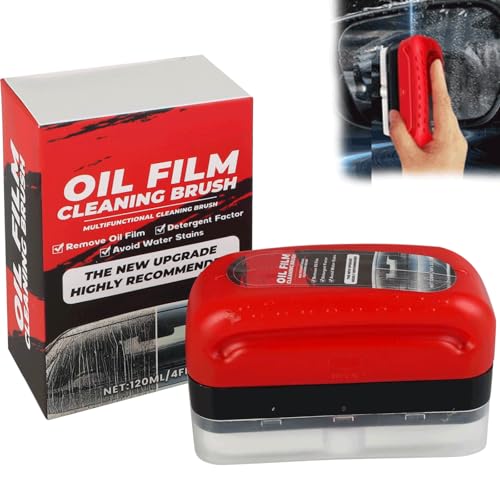 Automotive Oil Film Cleaning Brush, Glass Cleaning Board, Glass Cleaning Board For Windshield, Car Glass Oil Film Cleaner, Glass Coating For Windshield, 2024 New Glass Cleaning Board