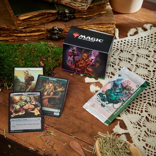 Image of Magic: The Gathering Bloomburrow Commander Deck - Squirreled Away (100-Card Deck, 2-Card Collector Booster Sample Pack + Accessories)