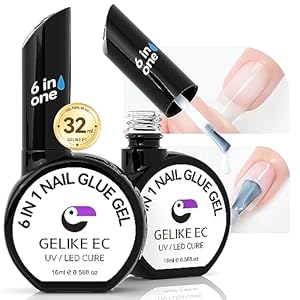 Gelike EC 6 in 1 Milky White Nagelkleber