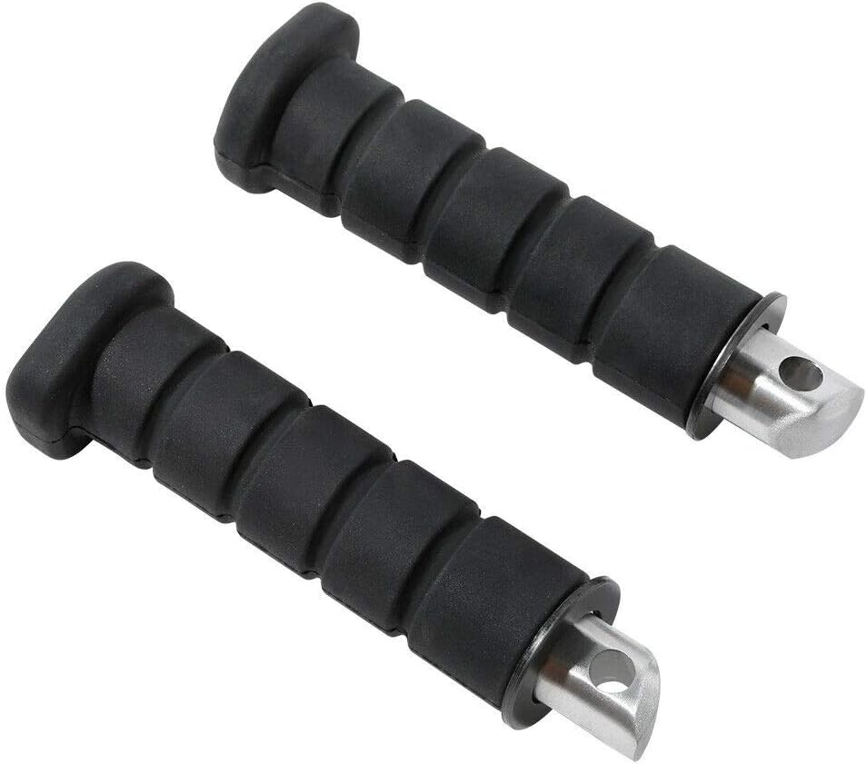 Green-L Black Rear Passenger Footpegs Fit for Indian Scout 2015-2022 Sixty 2016-2022 Bobber 2018-2022 Rogue 2022