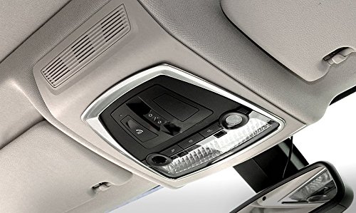 Eppar® Chrome ABS Reading Light Cover for BMW 5 Series F10 2009-2016 520i 523i 528i 530i 535i 550i (Silver)