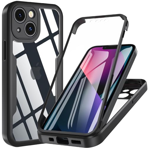 Coque iPhone 13 Mini robuste et fine avec vitre intégrée pour téléphone 5,4 pouces
