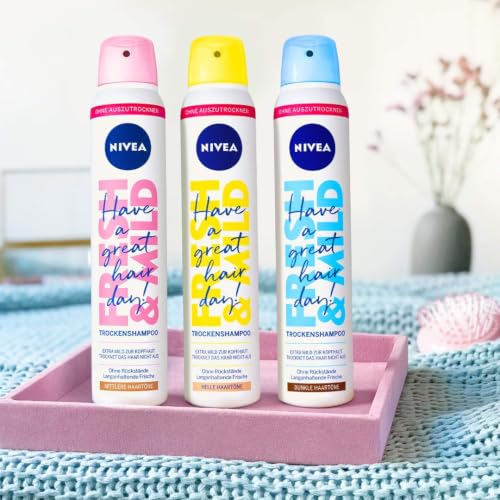 NIVEA Fresh & Mild Trockenshampoo, helle Haarfarben, 200 ml – Ansicht 6