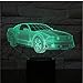 Produktbild Kreative Illusion LIEBE Auto 3D LED Nachtlampe Romantisches Schlafzimmer Tischlampe Valentinstag Geschenke für Liebhaber Paare Jungen Kinder Schlaflicht