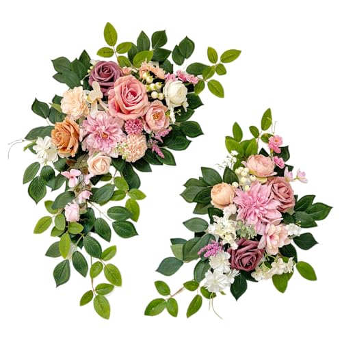 Dusty Pink Odouzy Arch Flowers