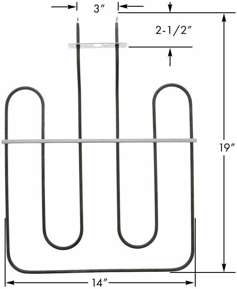 Universal Oven Bake Element - Replacement Part #MEE62306504, Compatible with Multi-Model Electric Ranges MEE62306501
