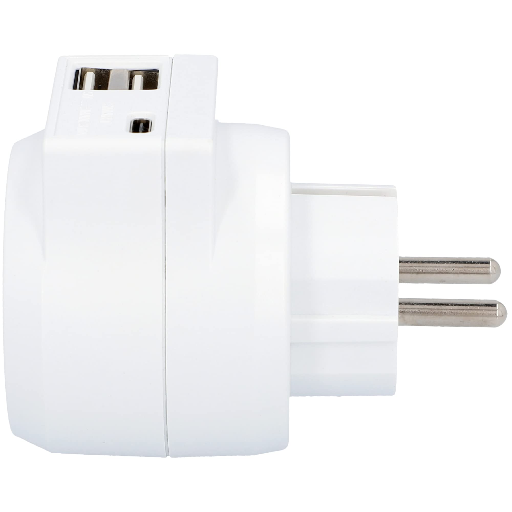 Fiche Schuko 2 Pôles Avec Terre (16A) Blanche