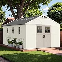 10' x 16' Greesum Plastic Outdoor Storage Shed w/ Floor & Lockable Door only 24.10: eDeal Info