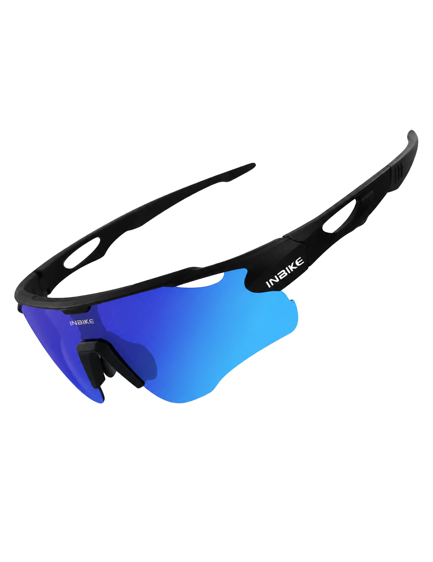 INBIKE Cycling Glasses Sports Glasses Polarised Sunglasses UV400 Men Women Protection Quick Glasses Black โ image 1