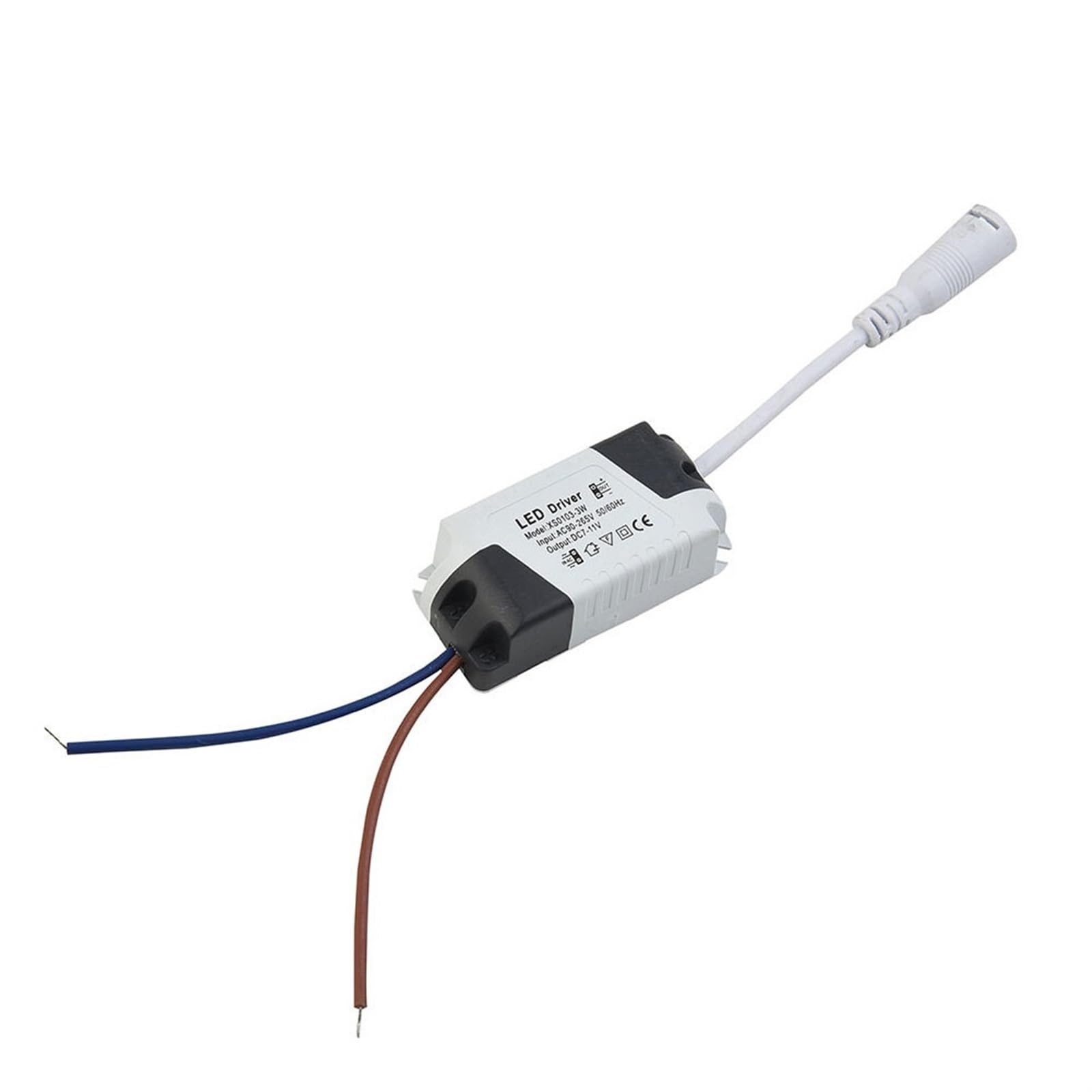 FCARUMIQP LED Panel Driver Constant Current 3W 6W 12W 18W 24W Power Supply Plastic AC 90-265V Home Improvement(1-3W)