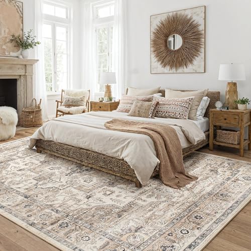 Zuntkon Washable Vintage Area Rug 5X7 thumb #1