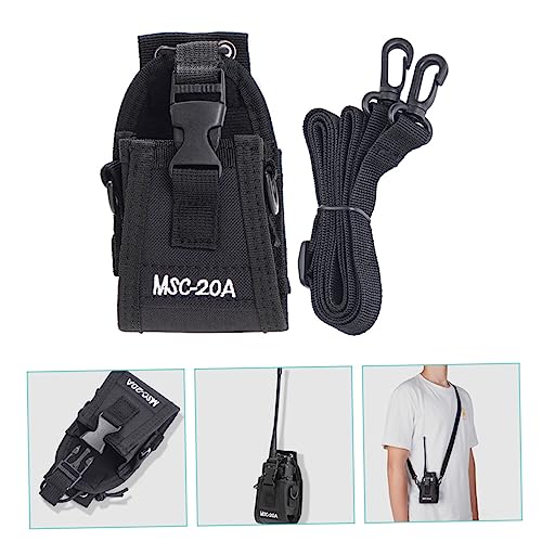 BETOOKY Msc20B Porta-Rádio Cinto De Serviço Bolsa Para Walkie-Talkie Porta-Rádios Porta-Rádio Porta-