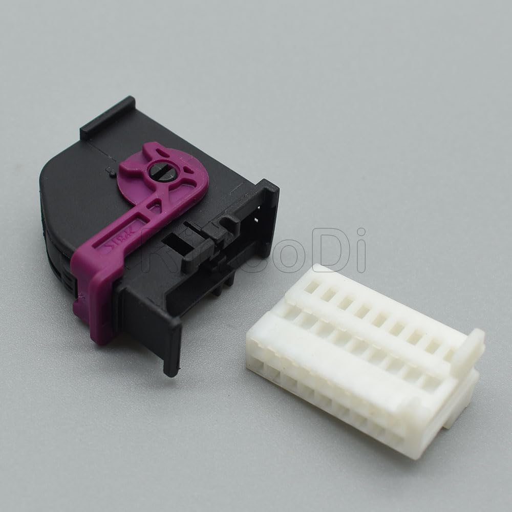 Boicus Wiring Connecting Terminals - 1-20 Sets 18 Pin Female Black Connector With Terminals DJ7180A-0.6-21 For WV Car - (Package: 10Sets)