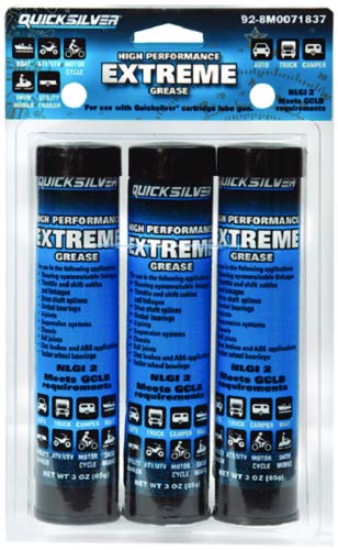 Mercury/Quicksilver Parts 802871Q 1 W6 LUBE-3 PACK @10 QUICKSILVER LUBRICANT & GREASE