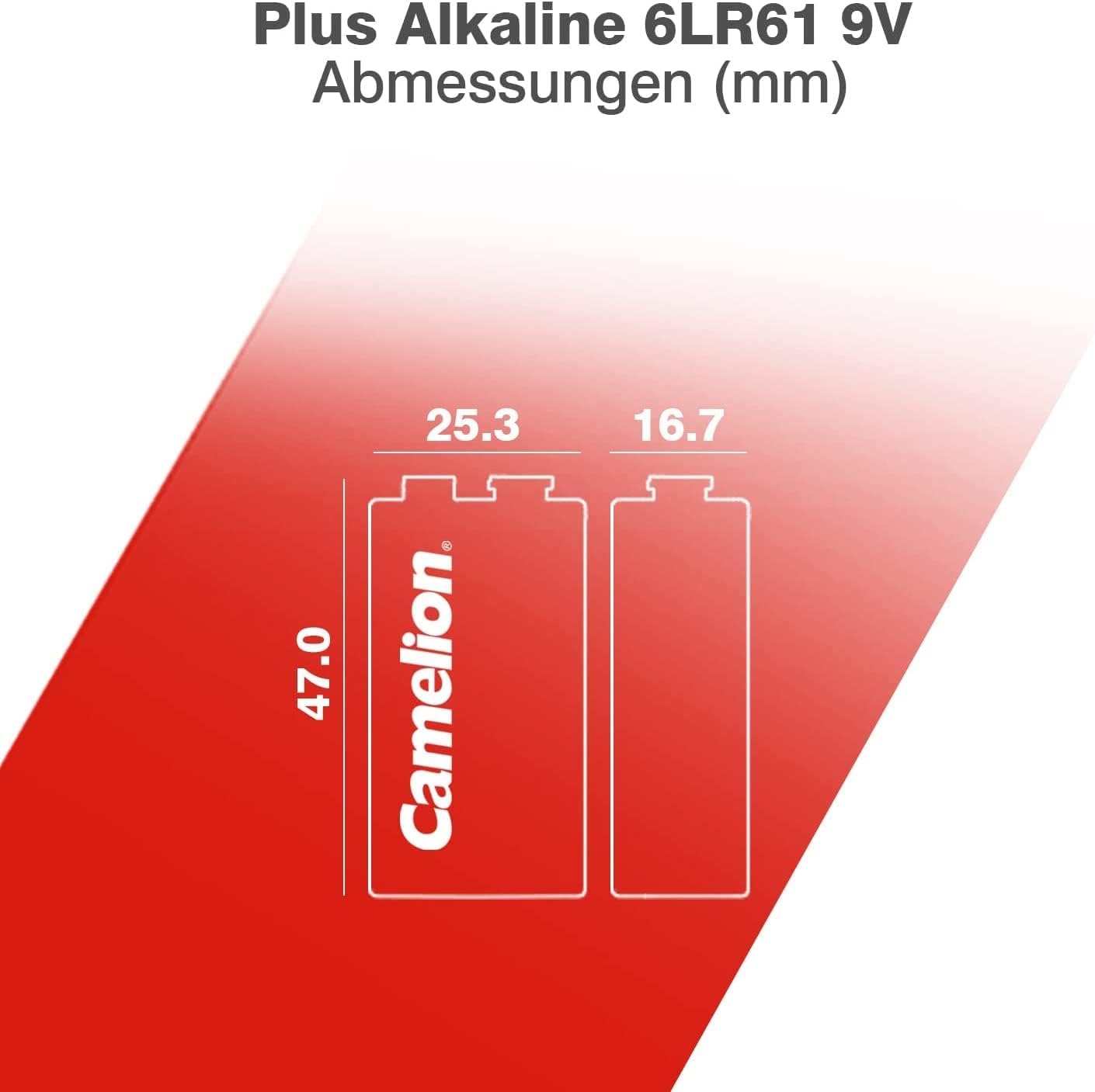 Batterie Camelion Alkaline 9V (1 piece)