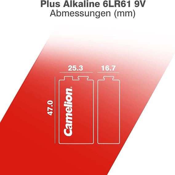 Batterie Camelion Alkaline 9V (1 piece)