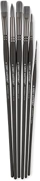 Jack Richeson 989901 Grey Matters Oil Brushes Set of 6