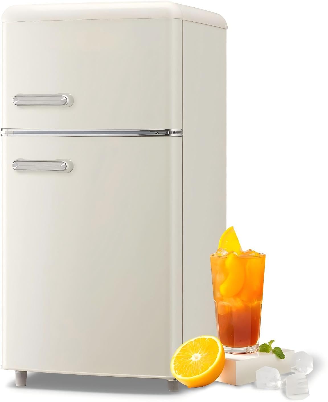 RROO-PP-6 3.5 cu ft Compact Fridge Cream