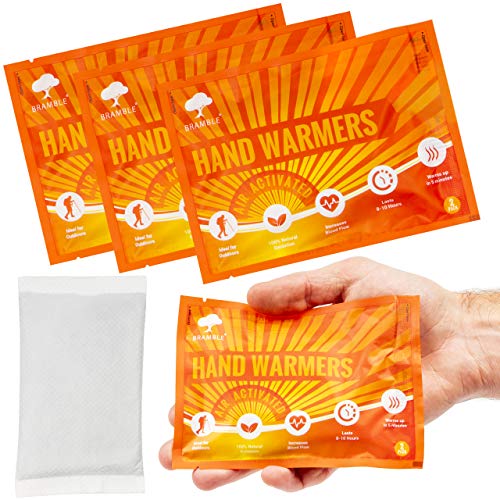 BRAMBLE 40 pairs of air activated hand warmers - 100% natural - lasts up to 10 hours - Image 5