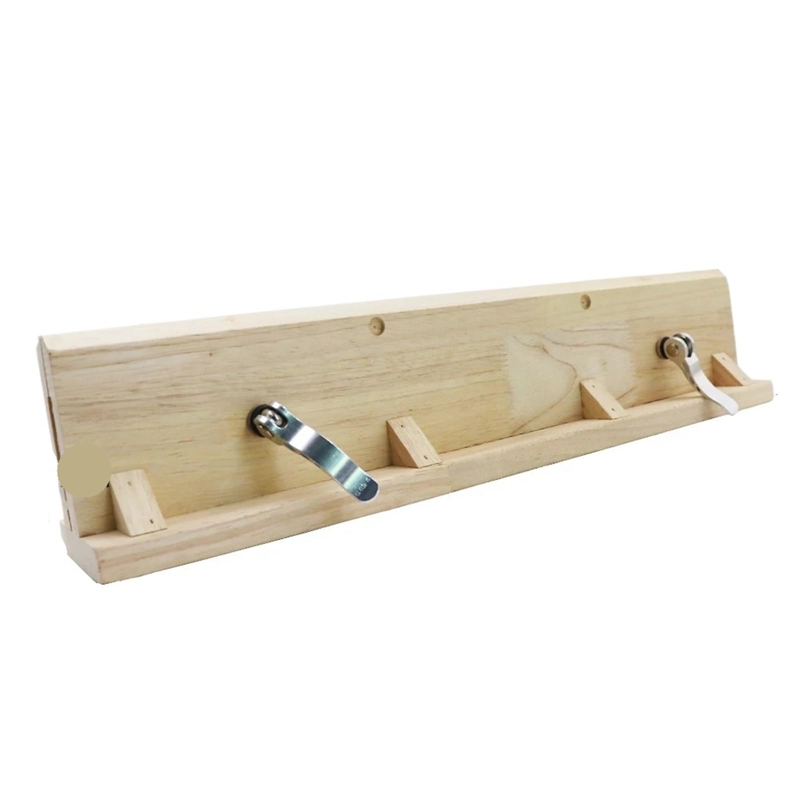 Coser Clip De Madera Herramienta De Sujeción For Costura A Mano Cuero Artesanal, Clip Madera Horizontal Escritorio For Coser Cinturones(50cm wooden clips)