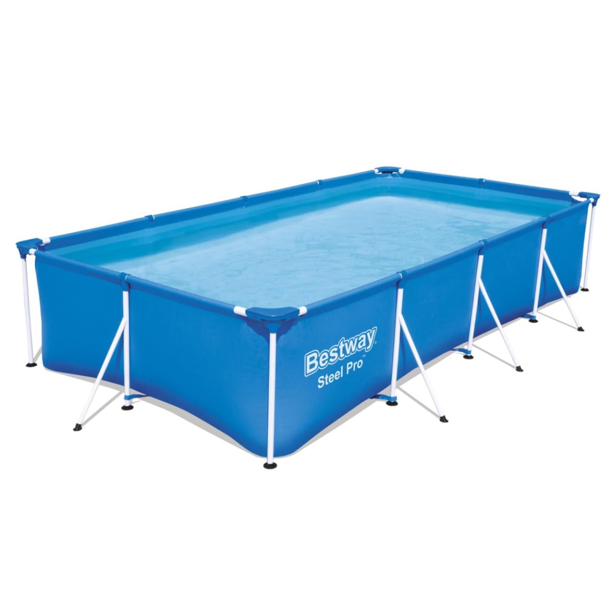 Bestway 56405 Piscina Fuori Terra Steel Pro Rettangolare da 400x211x81 cm