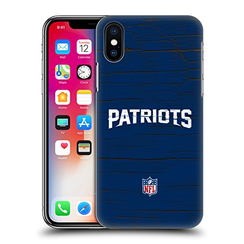 Funda Patriotas Nueva Inglaterra Apple iPhone X carcasa rígida NFL iPhone XS