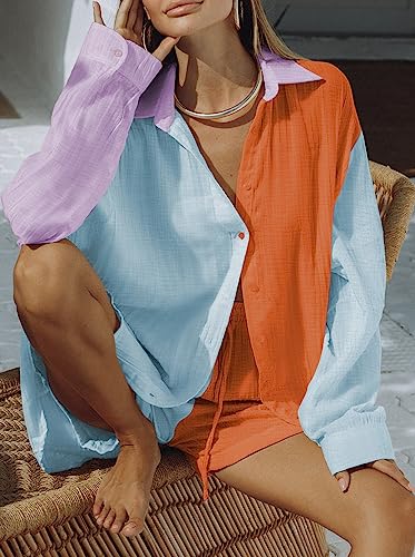 Image of Fixmatti Women Jumpsuit Low V Neck Drawstring Waisted Long Pant Romper Outfits
