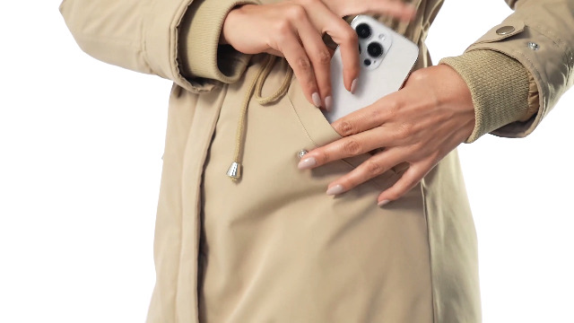Manteau Hiver Femme Nadeer - Parka Polaire Chaud à Capuche - Coupe-Vent Avec Poches - Taille S à XL - 5 Couleurs