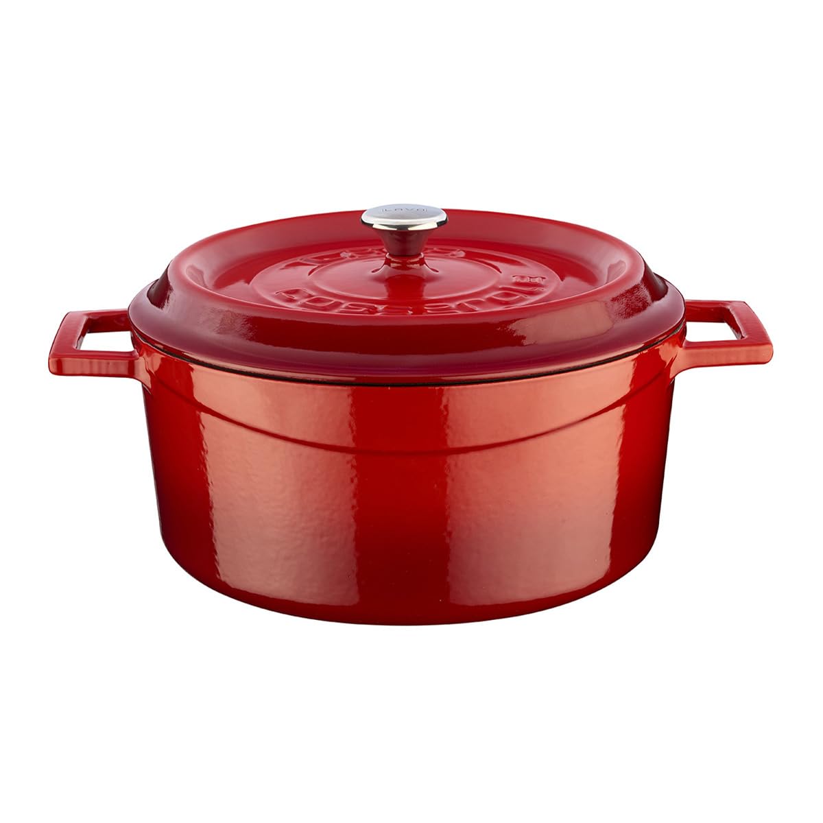 Lava Döküm Yuvarlak Tencere, Trendy, 24 cm, 4.49 L Hacim,…