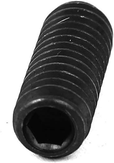Aexit 1/4" x 3/4" 20 Thread Counts Cup Point Socket Hex Set Grub Screws Black 100 Pcs (4955bfe5a7d366c1133de63b8f951c30)