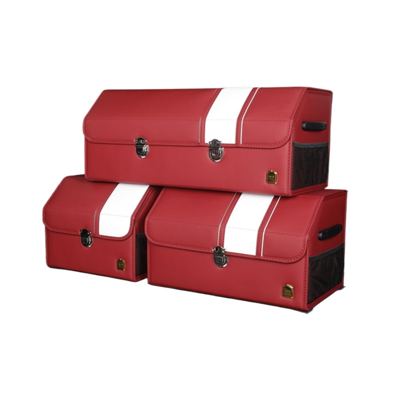 Boîte de rangement de coffre pliable avec poches auto - 8