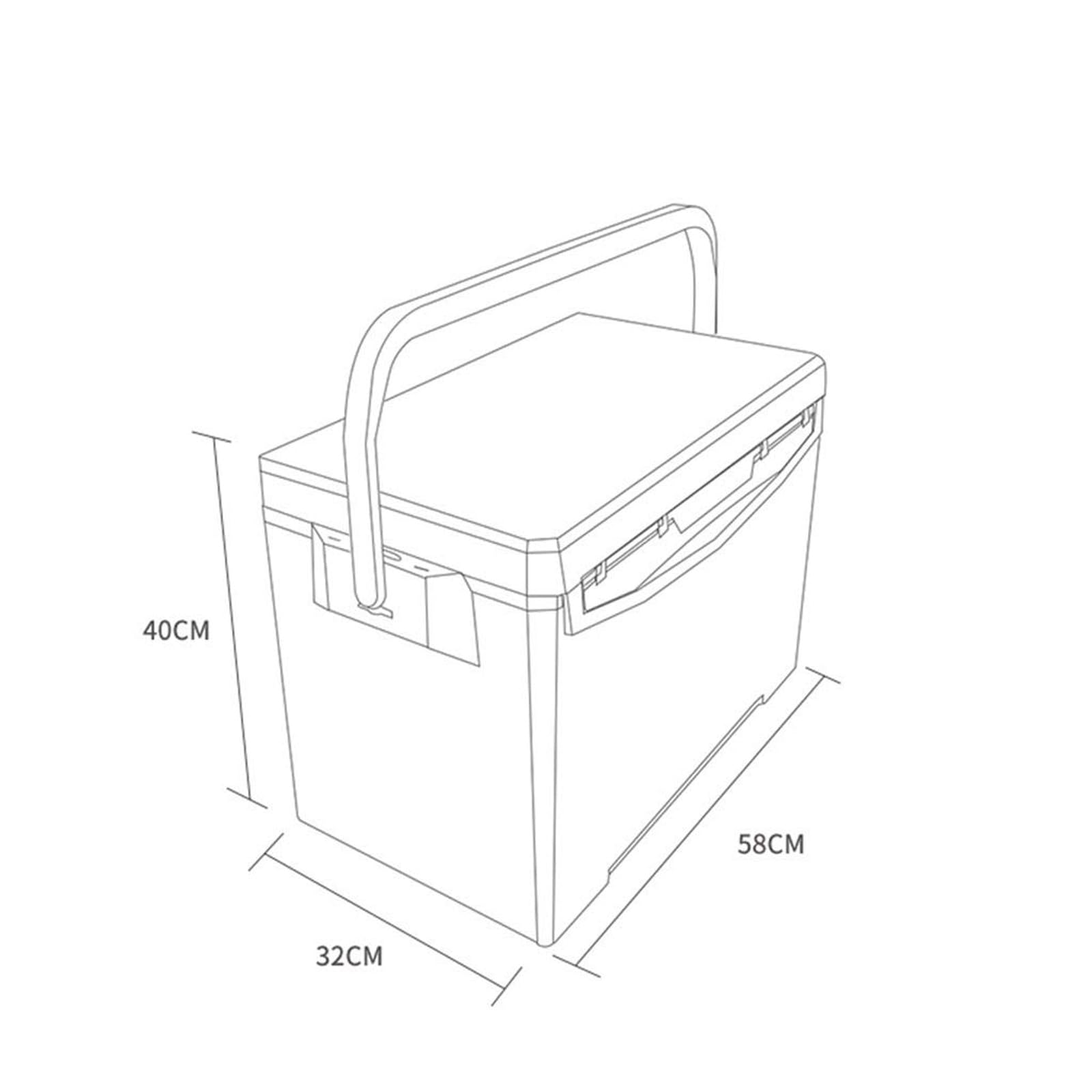 Fishing Box, Fishing Bucket Fishing Seat 29 Liters Large Capacity  Multi-Purpose Fishing Gear Accessories Storage Box (C) : Amazon.ca: Sports  & Outdoors